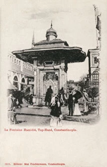 Images Dated 24th April 2019: Istanbul, Turkey, Ottoman Empire - Hamidie Fountain, Tophane