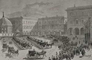 Citizens Prints: Istanbul, Turkey. Ottoman Parliament Palace. Engraving