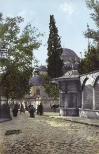 Fatih Prints: Istanbul, Turkey - Sehzade Mosque and Fountain