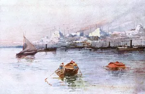 Ayasofya Prints: Istanbul, Turkey - Seraglio Point - Golden Horn