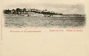 Fruchtermann Prints: Istanbul, Turkey - Seraglio Point and Topkapi Palace