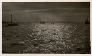 Marmara Prints: Istanbul, Turkey - Ships on the Sea of Marmara