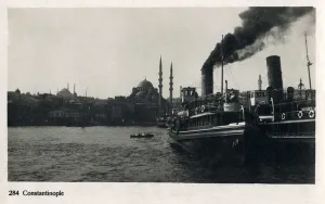 Yeni Prints: Istanbul, Turkey - Sirket-i Hayriye ferryboats