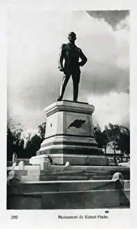 Istanbul, Turkey - Statue of Ataturk at Seraglio Point