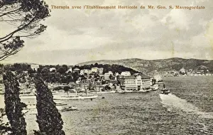 Istanbul Prints: Istanbul, Turkey - Tokatlian Hotel at Therapia
