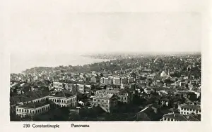 Beyazit Prints: Istanbul, Turkey - View of Aksaray and Samatya