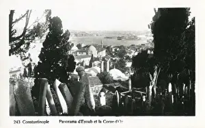 Eyub Prints: Istanbul, Turkey - View of Eyub Cemetery