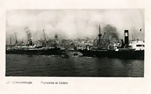 Galata Prints: Istanbul, Turkey - View toward Galata