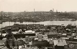 Galata Collection: Istanbul, Turkey - View from Galata Tower over Golden Horn