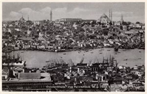 Galata Collection: Istanbul, Turkey - View from Galata Tower over Golden Horn
