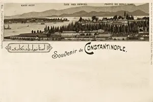 Seraglio Prints: Istanbul, Turkey - View of Seraglio Point from Galata Tower