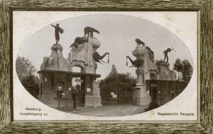 Hagenbeck Prints: Istanbul - view toward the Suleimaniye Mosque