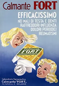 Drug Prints: Italian advertisement for Calming Fort