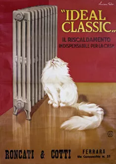 Adverts Gallery: Italian advertisement for the Ideal Classic radiator