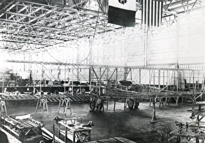 Images Dated 4th October 2011: Italian aircraft workshop
