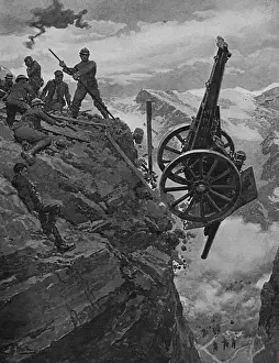 Advance Prints: Italian artillery retreat