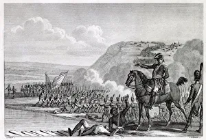 Images Dated 27th January 2021: ITALIAN CAMPAIGN Monnet commands his men at the battle of Bussolingo Date