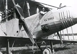 Motto Prints: Italian Caproni Ca. 5 bomber plane, WW1