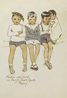 Italian children, Florence