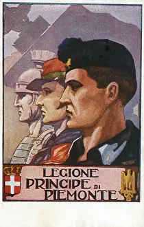 Territorial Prints: Italian Civilian Regiment, 245th Legione Milizia Avanguardia