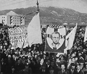 Images Dated 3rd February 2017: Italian elections- Signor de Gasperi