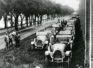 Images Dated 4th October 2011: Italian Fiat 3A cars for British army, WW1