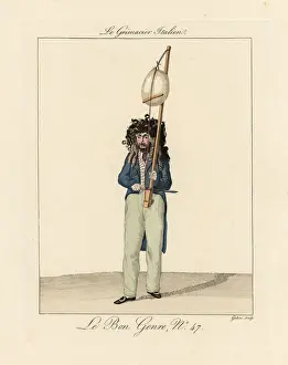 Lifestyle Prints: The Italian Grimacier or pantomime artist