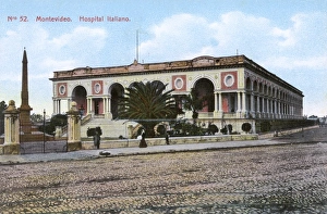 Images Dated 17th August 2016: The Italian Hospital building, Montevideo, Uruguay