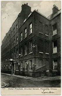 Owned Prints: Italian Hotel on Arundel Street, London - Hotel Previtali