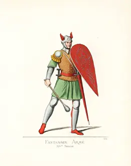 Tabard Prints: Italian infantry soldier, 14th century
