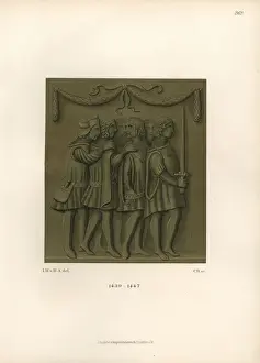 15thcentury Prints: Italian knights from the early 15th century