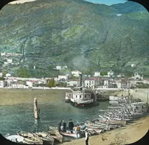 Nestled Prints: Italian Lakes - Harbour at Como