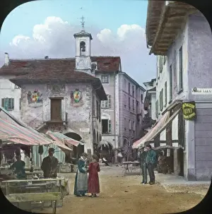Italian Lakes - Market Place, Orta