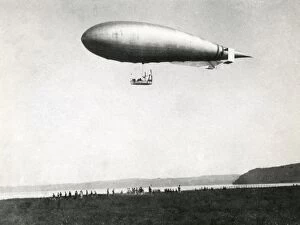 Images Dated 4th October 2011: Italian military dirigible or airship