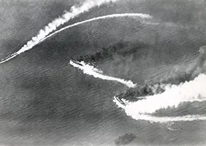 Italian naval action viewed from above, WW1