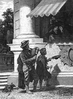 Bag Pipes Prints: Italian Pifferari, 1875