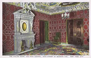 The Italian Room in the Park Central Hotel, New York, 1930s