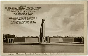 Images Dated 9th August 2016: Italian Sailor Monument (The Big Rudder)