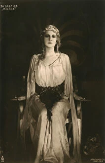 Italian Silent Film Actress Edy Darclea as Helen of Troy