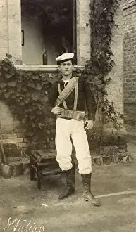 Tientsin Prints: Italian soldier in China