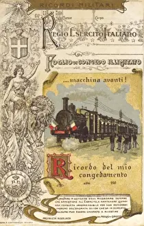 Reminder Prints: Italian soldiers leave reminder card