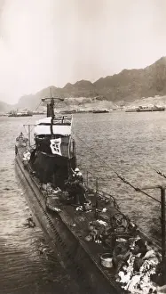 Gulf Prints: Italian submarine HMS X2, Galileo Galilei, WW2
