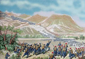 Defeated Gallery: Italian unification (1859-1924). Castelfidardo battle. Papal