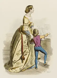 1514 Prints: Italian Woman and Boy
