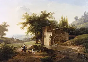 Stream Prints: Italianate Landscape, by Jean Victor Bertin