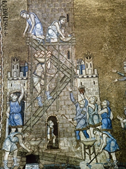 Iconography Gallery: Italiy. Venice. Saint Marks Basilica. Construction of the t