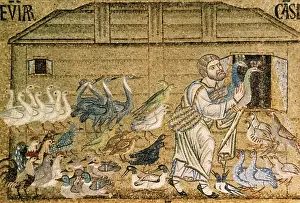 12th Prints: Italiy. Venice. Saint Marks Basilica. Noahs Ark. Mosaic. 1