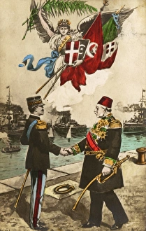 Images Dated 14th June 2011: Italo-Turkish War - Peace