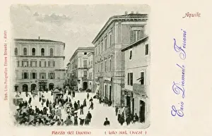 Aquila Prints: Italy - Aquila - Cathedral Square