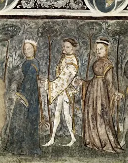 ITALY. Bolzano. Roncolo Castle. Dance scene belonging